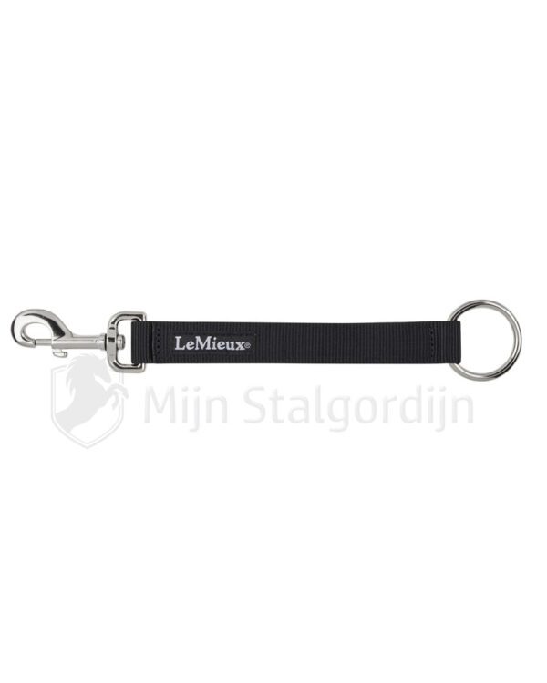 LeMieux hook and loop strap black
